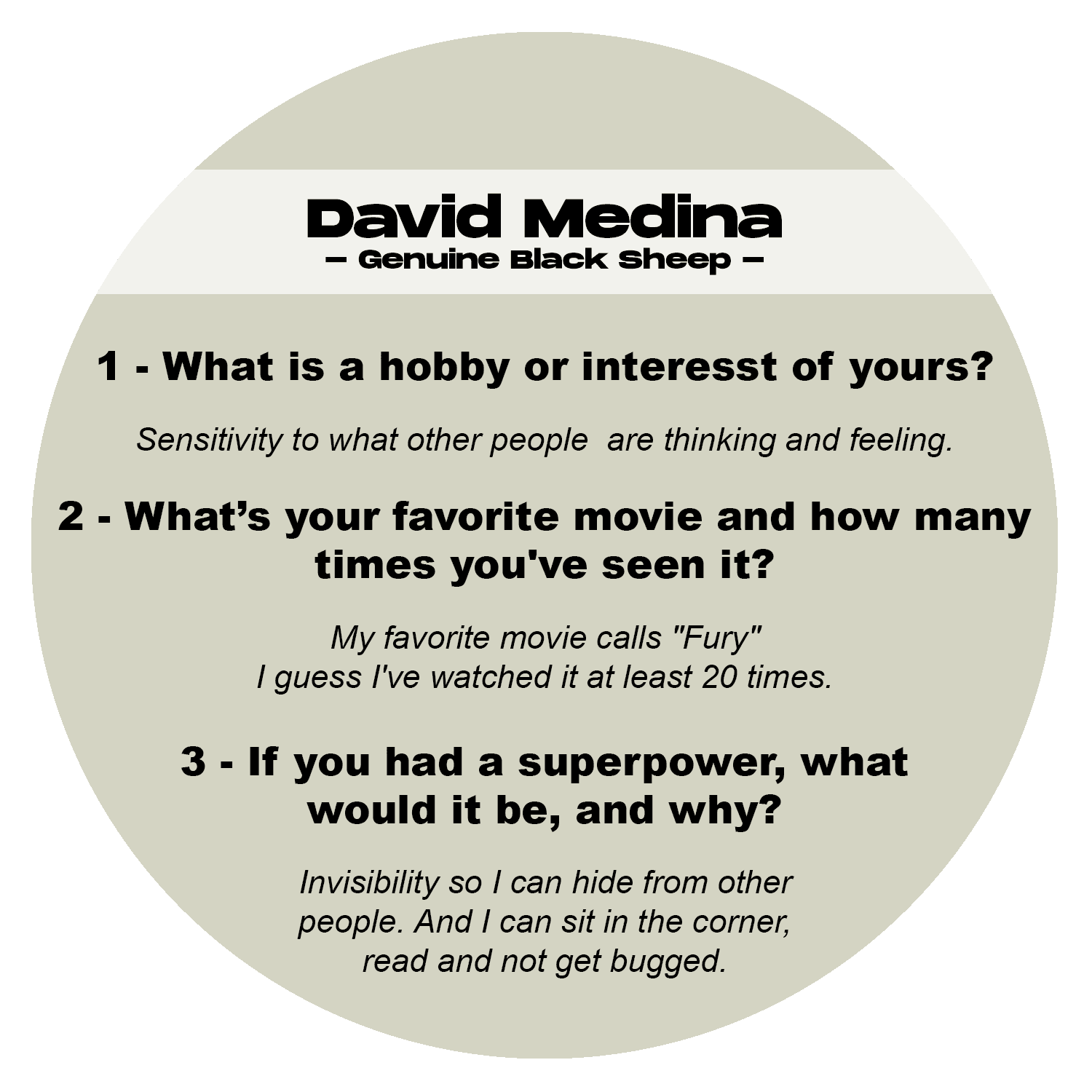 Fun facts about David