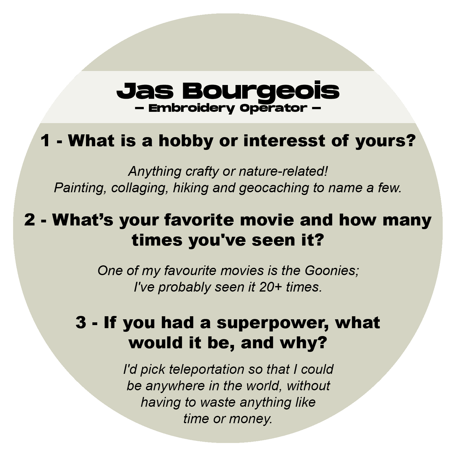Fun facts about Jas
