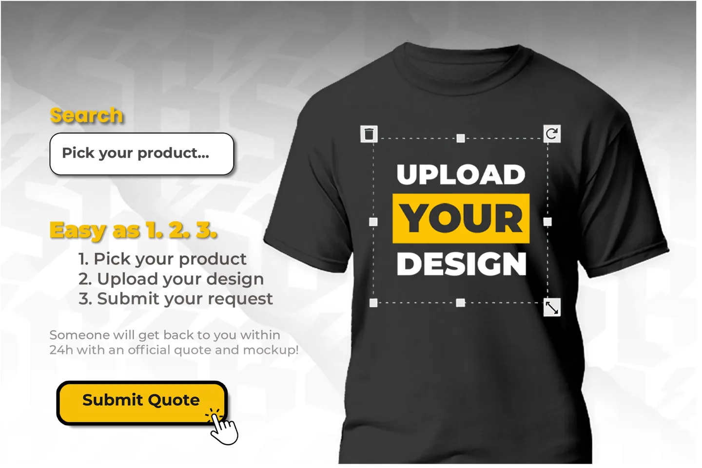 Custom decorated apparel — pick your product at Black Sheep Designs